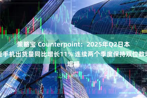 策略宝 Counterpoint：2025年Q2日本智能手机出货量同比增长11% 连续两个季度保持双位数增幅