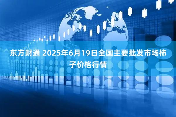 东方财通 2025年6月19日全国主要批发市场柿子价格行情