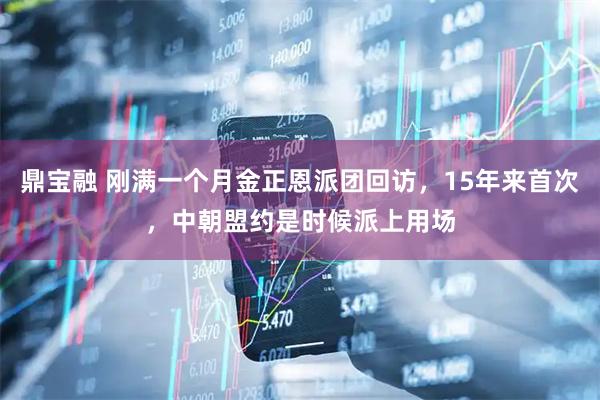 鼎宝融 刚满一个月金正恩派团回访，15年来首次，中朝盟约是时候派上用场